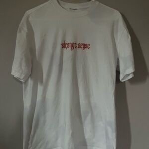 White and Red Strange Sense T-Shirt